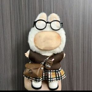 5 Piece Labubu Outfit with Glasses and Bag